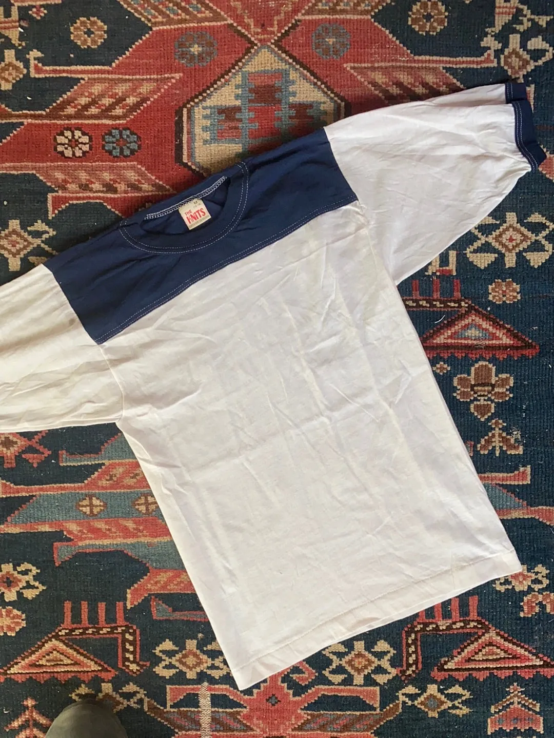 1980s Deadstock Youth Ringer Tees - Single Stitch