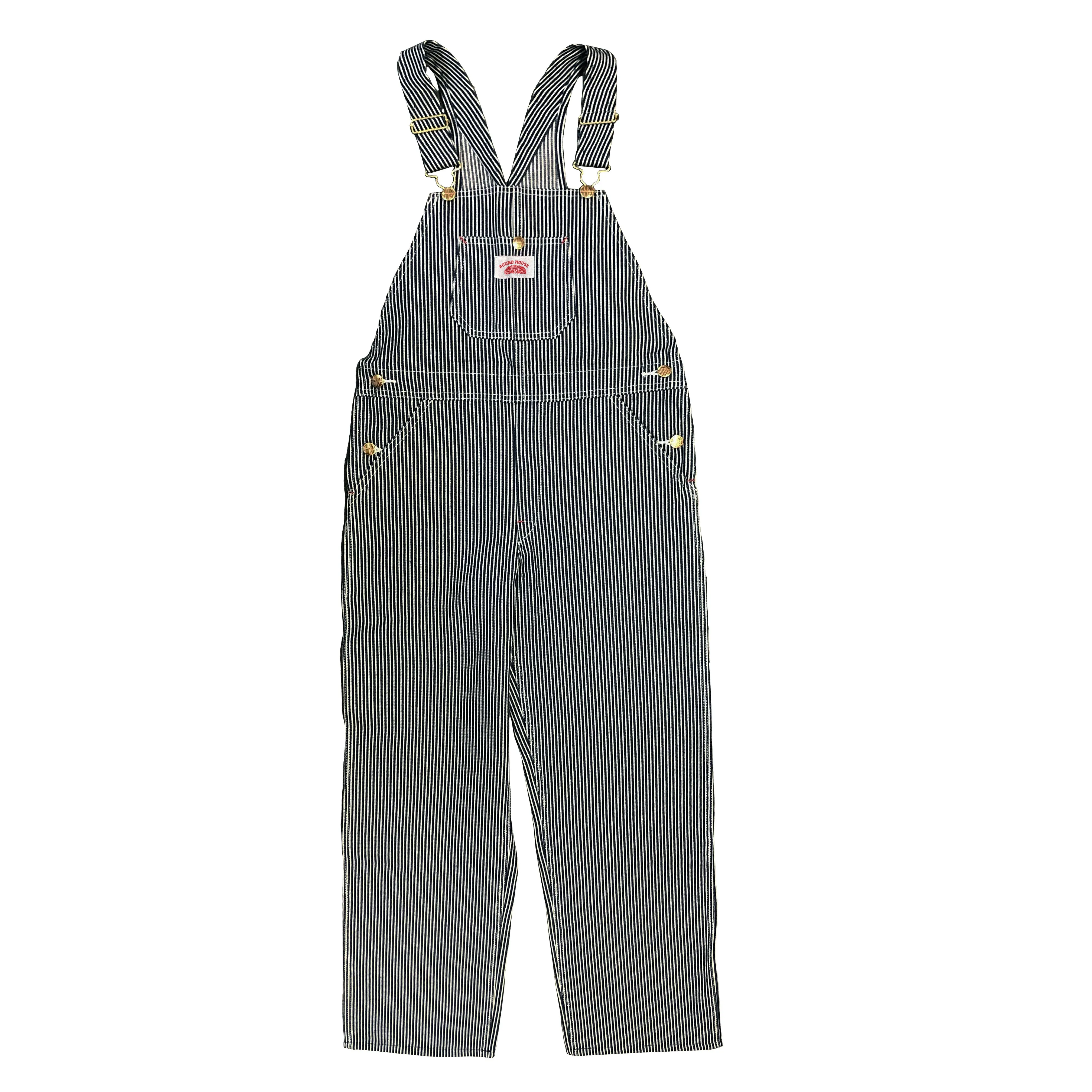 #63 Youth Hickory Stripe Bib Overalls