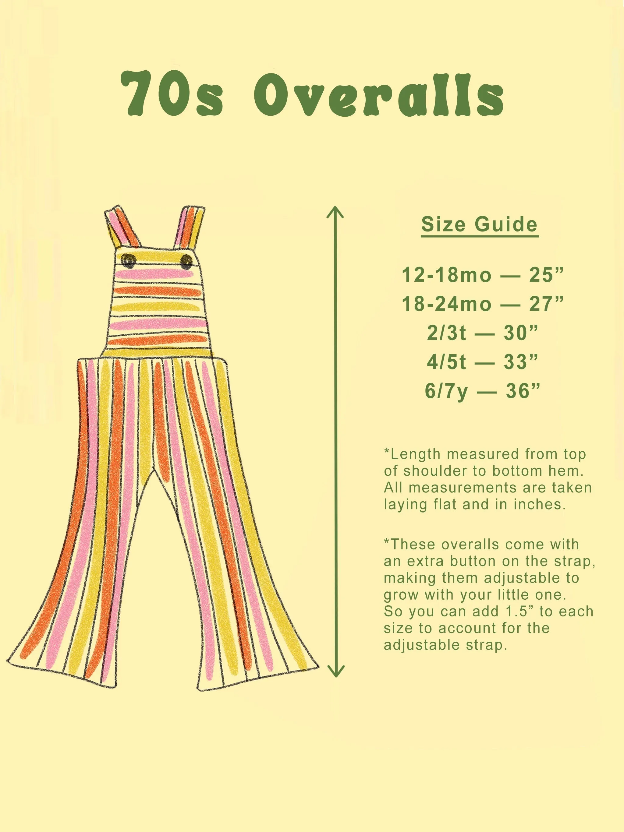 70s Overalls — Groovy Flower Power