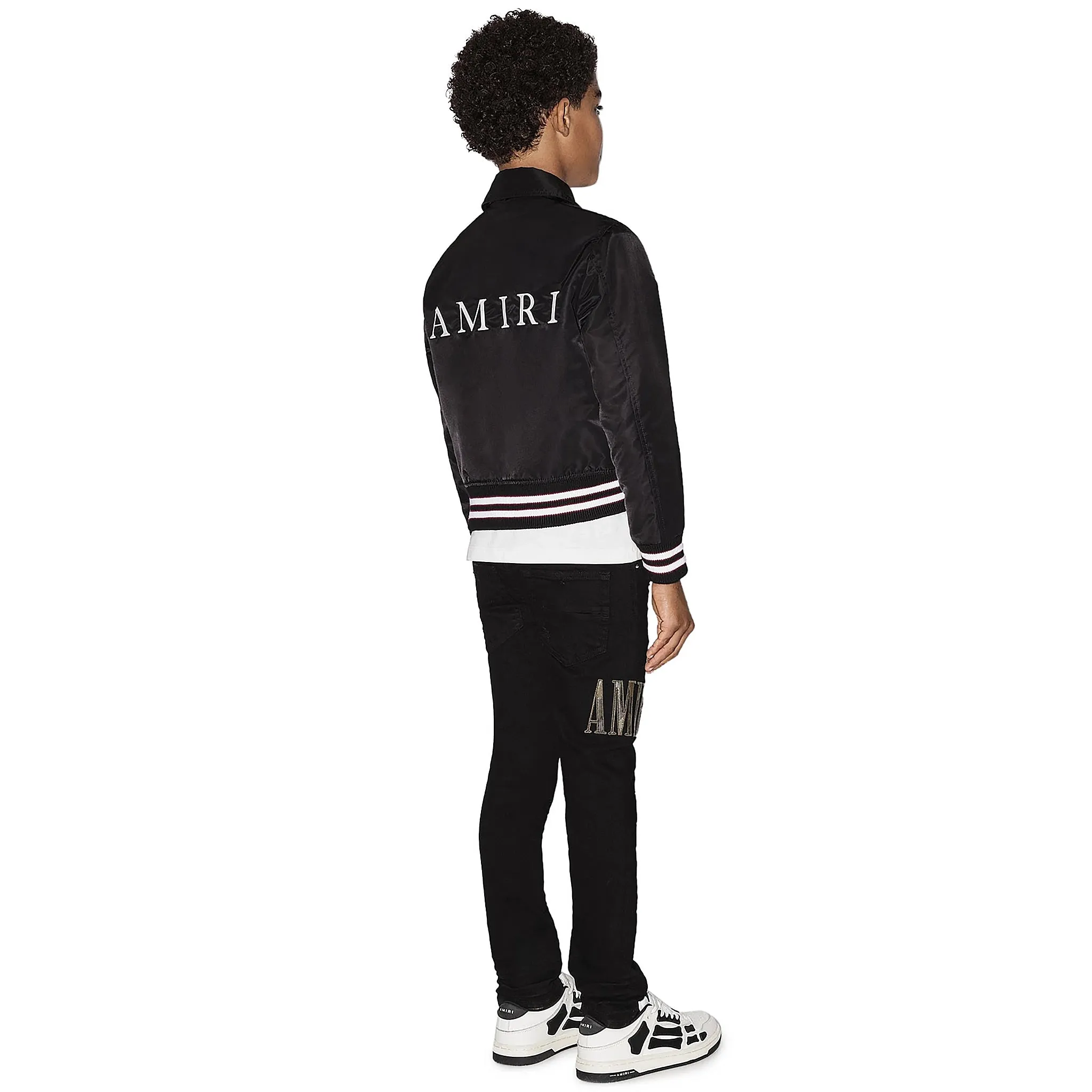 Amiri Kids Ma Black Coach Jacket