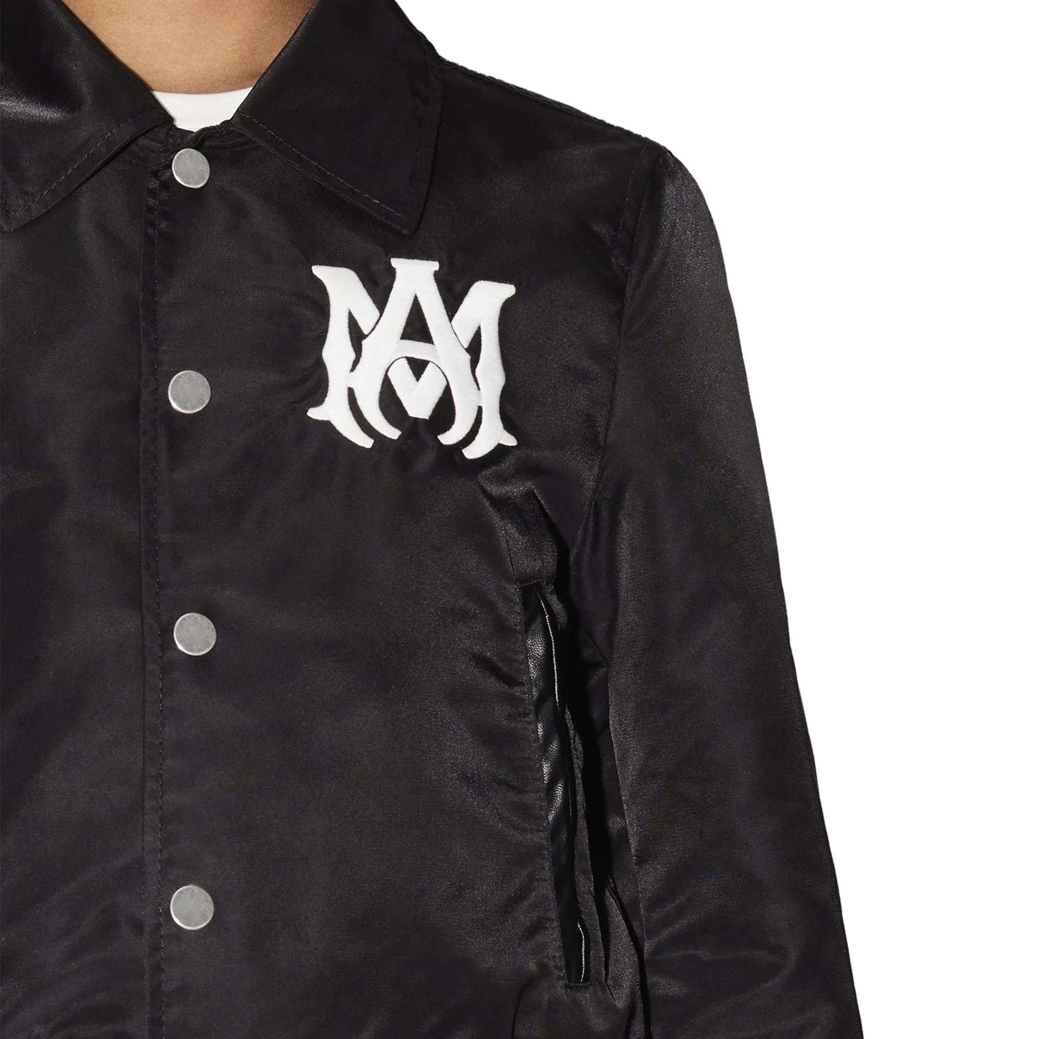 Amiri Kids Ma Black Coach Jacket