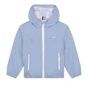 Boys Blue Hooded Windbreaker