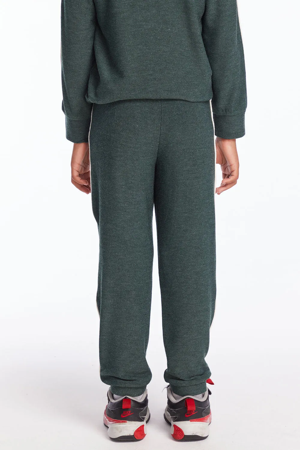 Boys Forest Pine Track Pant with Piping