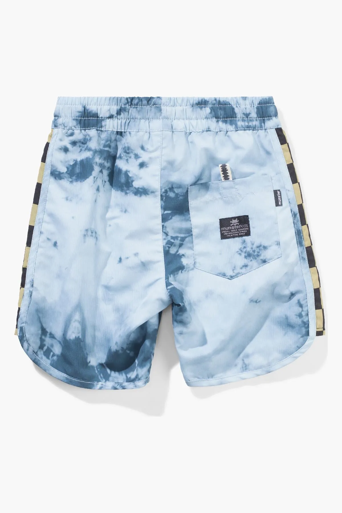 Boys Munster Kids Checkdye Boardshorts - Blue