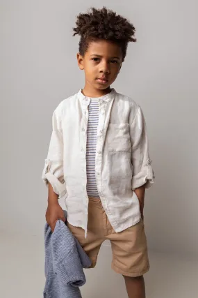 Boys Shirt MarMar Copenhagen Theodor Linen