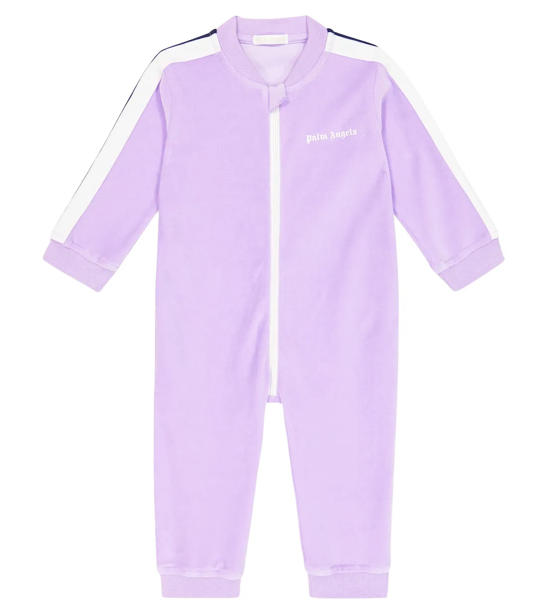 Children's tracksuit with Palm Angels Kids logo, purple