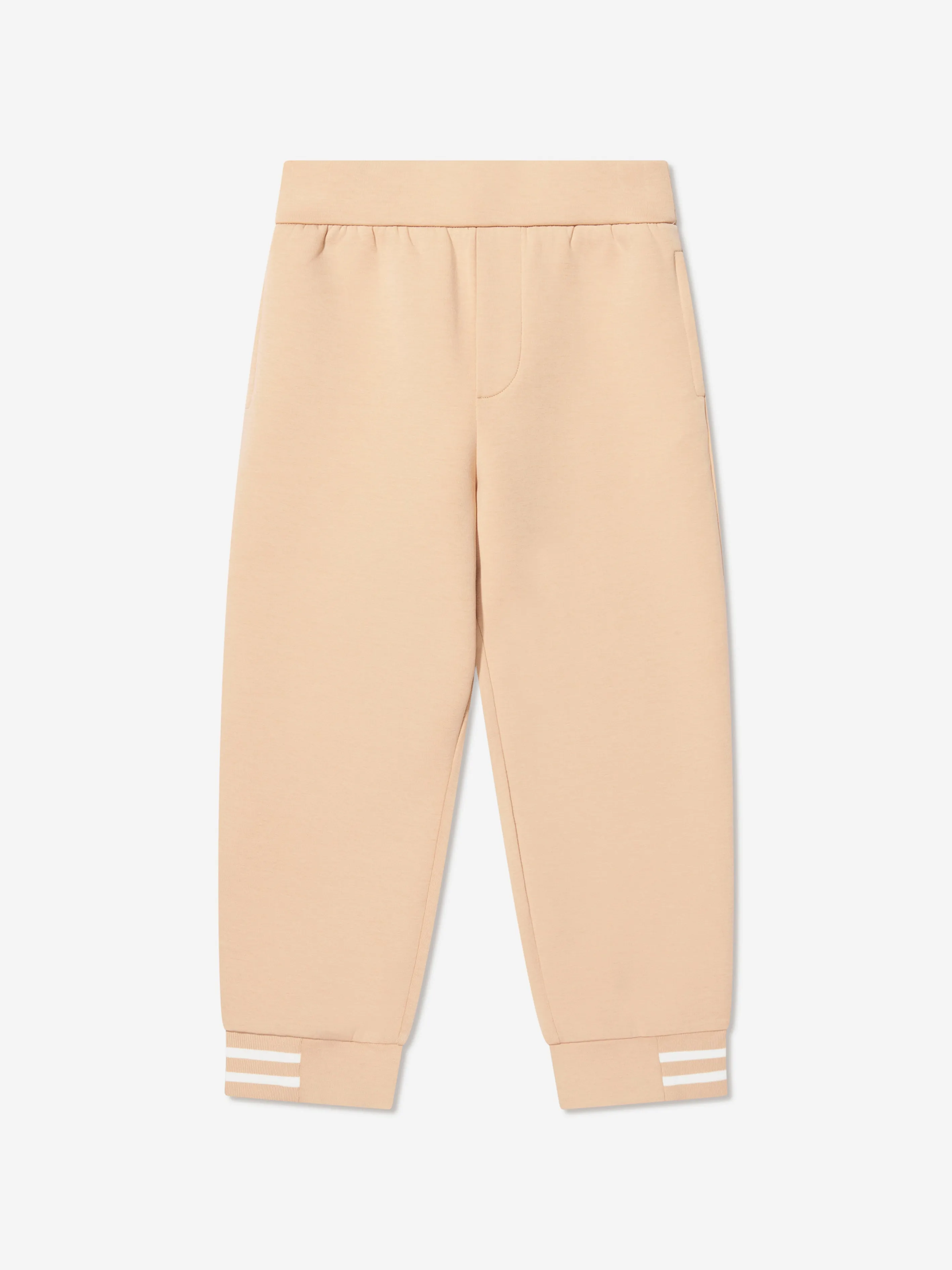 Emporio Armani Kids Logo Tracksuit in Beige