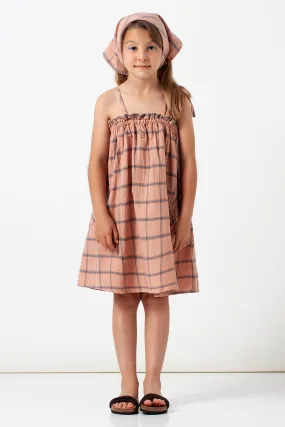 Girls Dress Tocoto Vintage Check Print