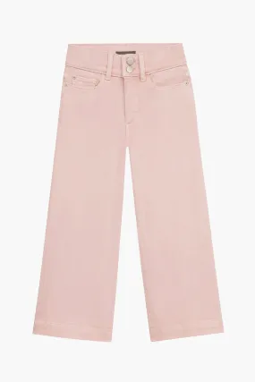 Girls Jeans DL1961 Lily Wide Leg Pink Peony