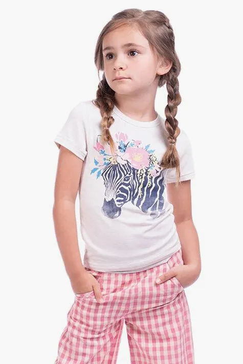 Girls Shirt Imoga Amita Zebra Oatmeal