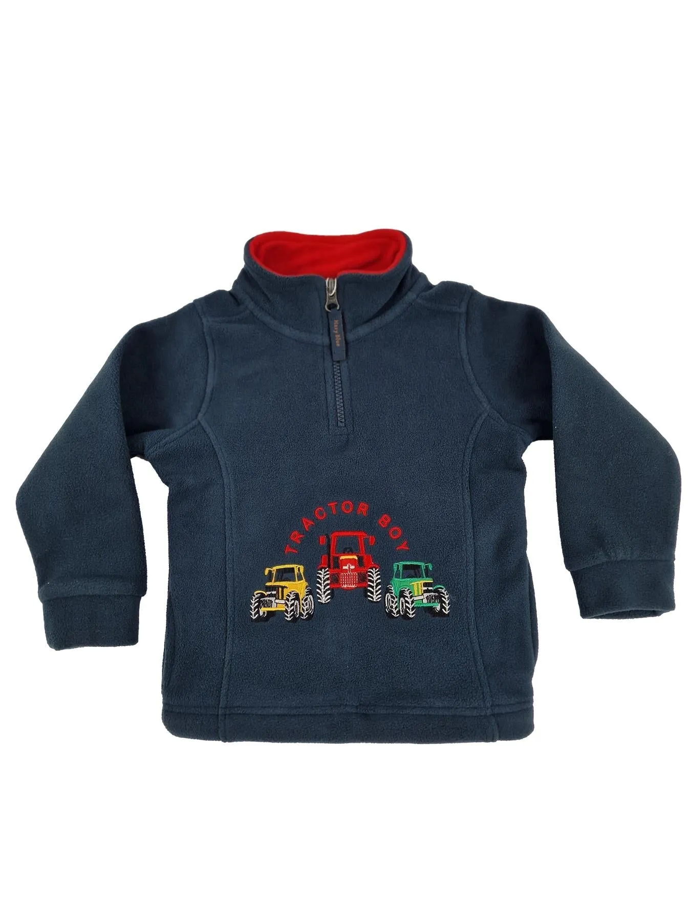 Hazy Blue Kids Half Zip Fleeces