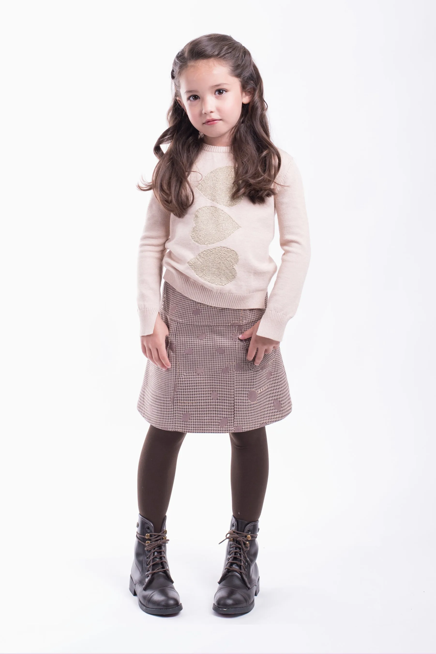 Imoga Cindy Girls Sweater - Oatmeal