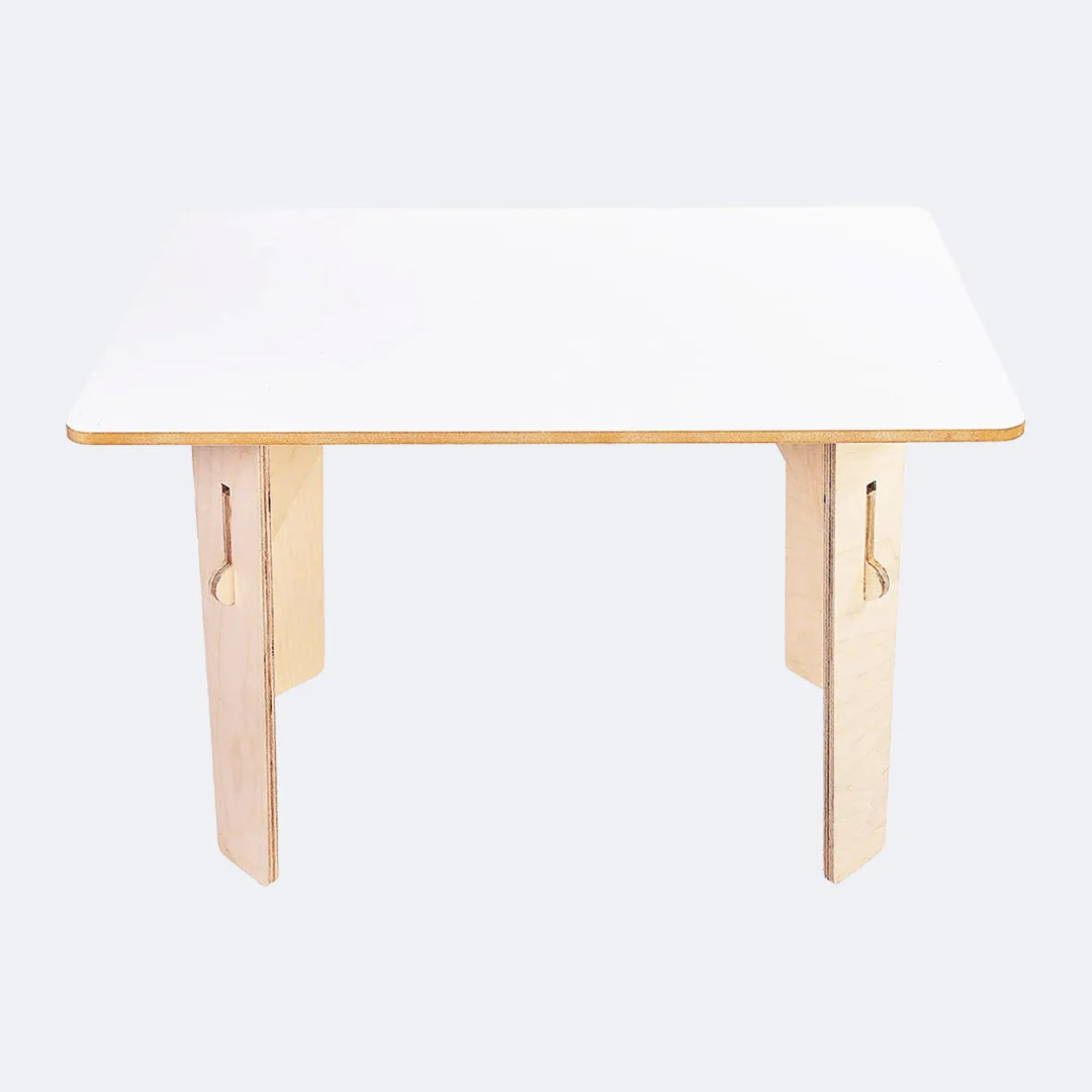 Kiddery Rectangle | Wooden Table for Kids