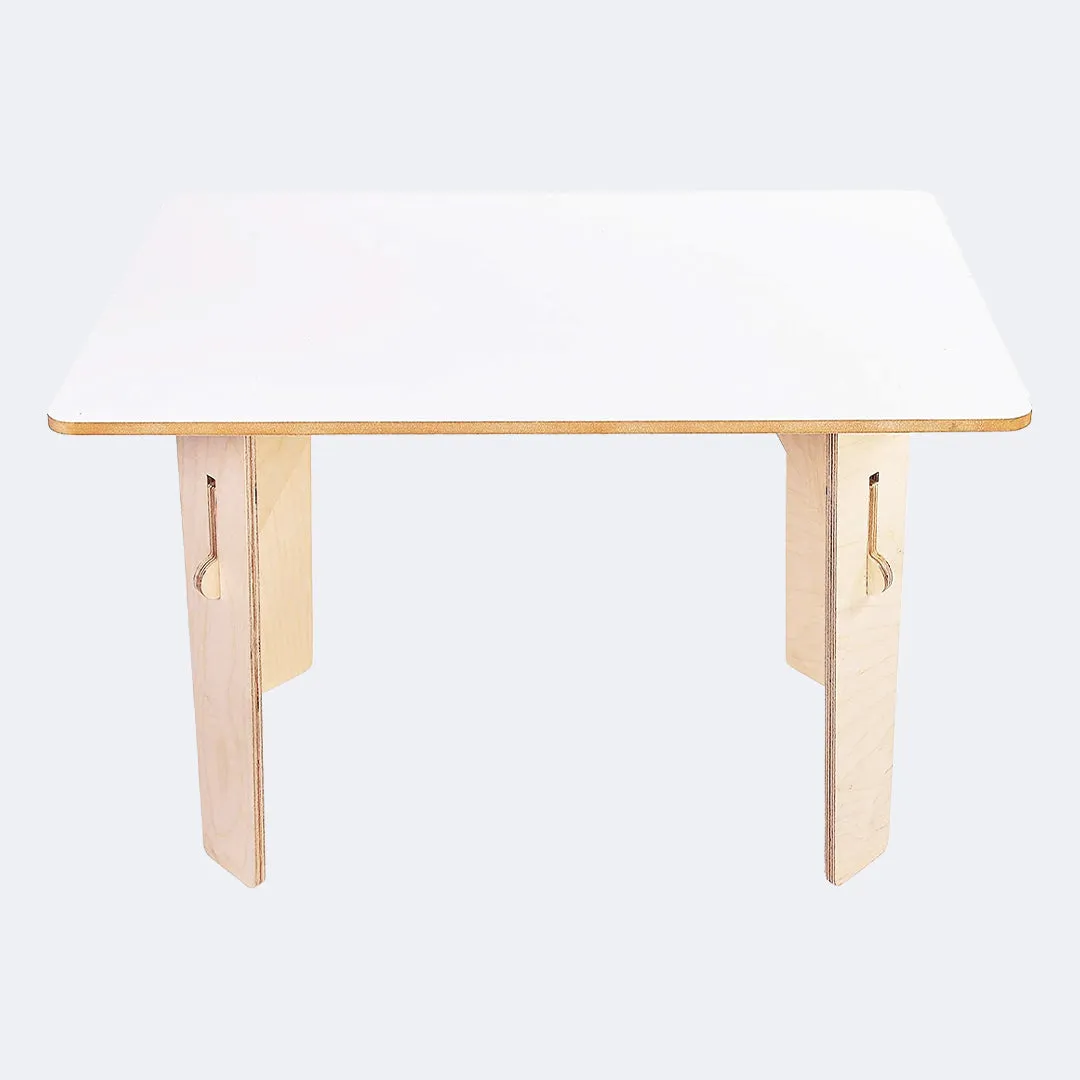 Kiddery Rectangle | Wooden Table for Kids