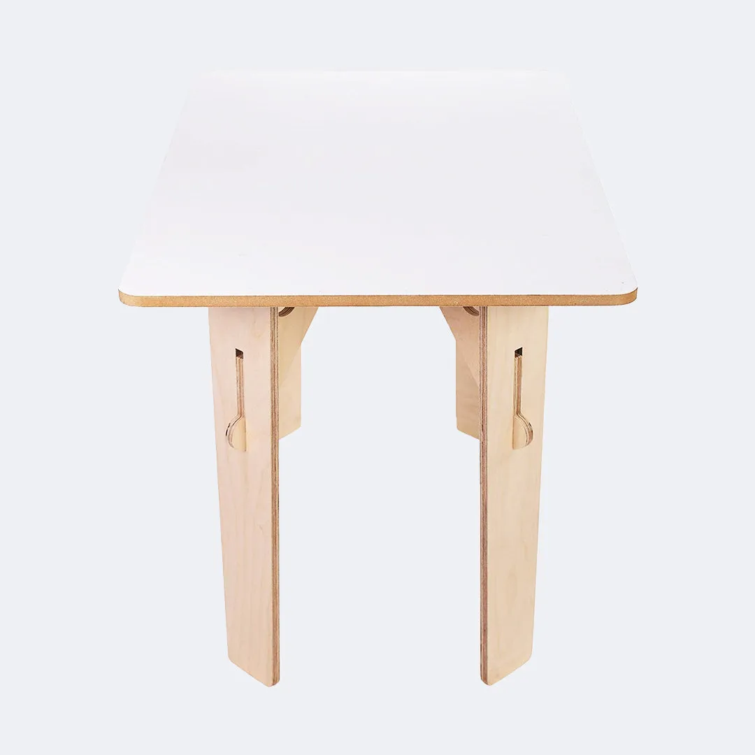 Kiddery Rectangle | Wooden Table for Kids