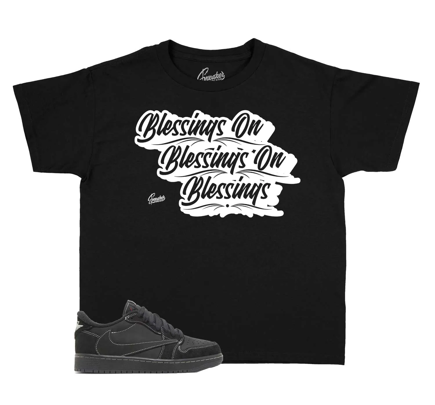 Kids - Black Phantom 1 Blessings Shirt