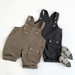 Kids Cool Solid Overalls