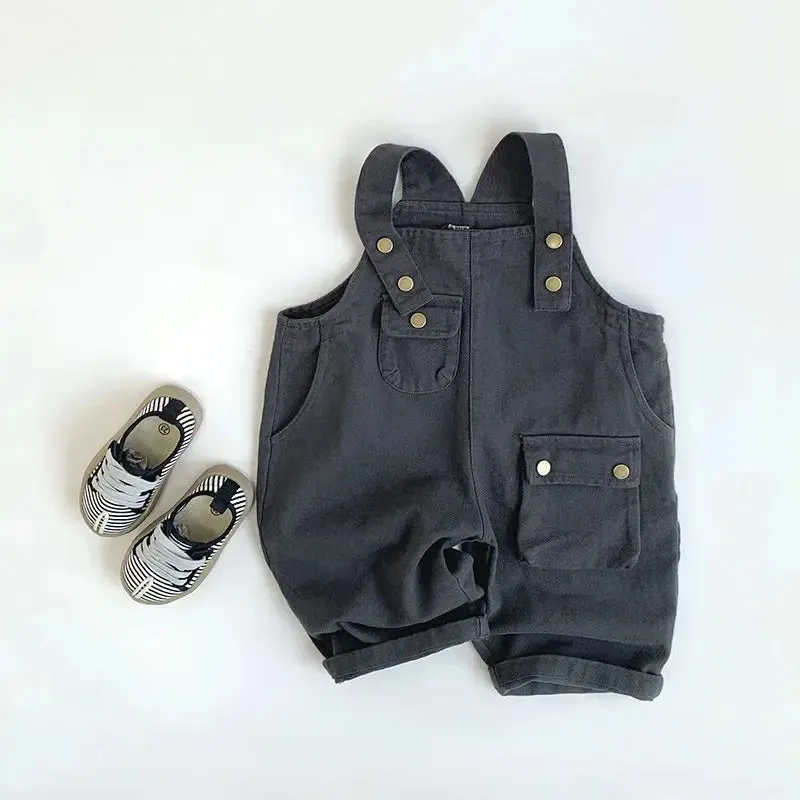 Kids Cool Solid Overalls