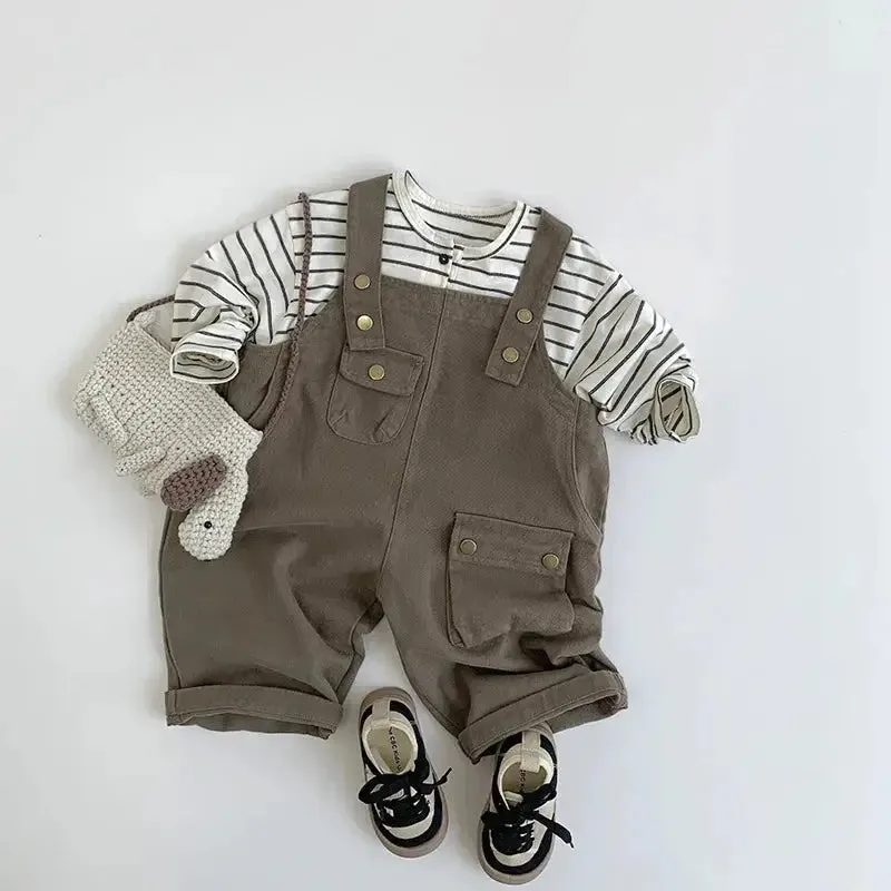 Kids Cool Solid Overalls