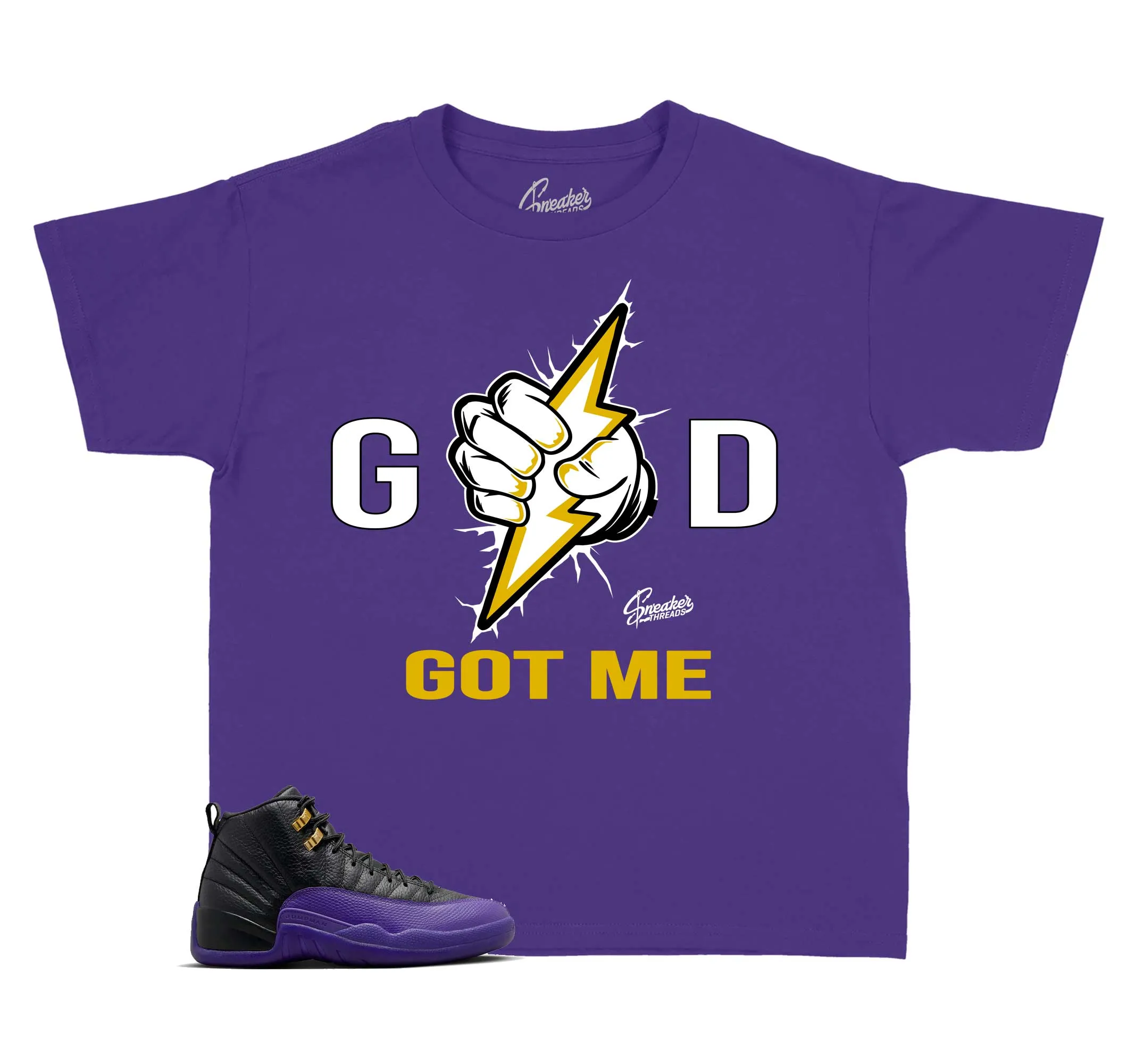 Kids - Field Purple 12 God Got Me Shirt