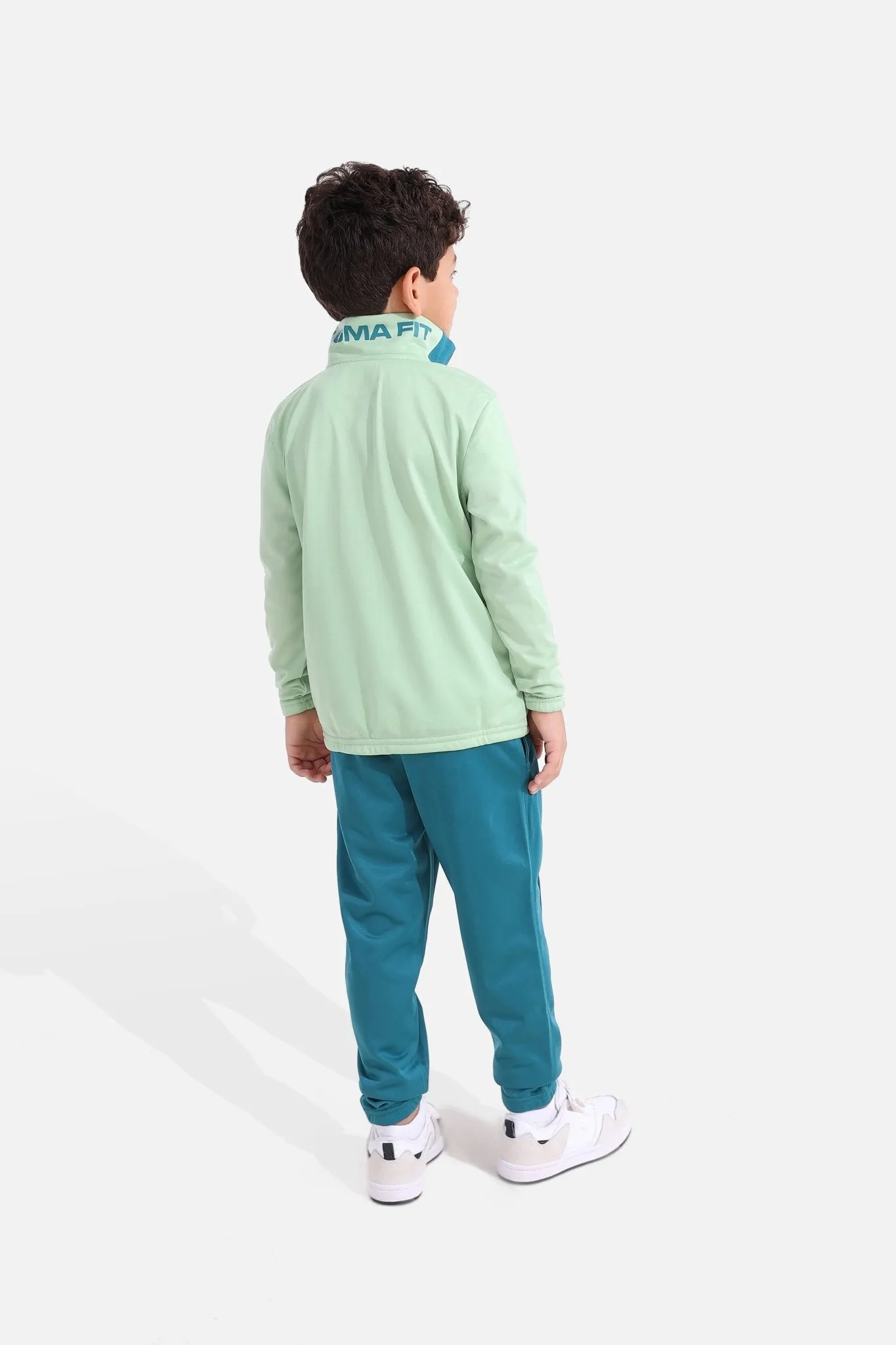 Kids Quiet Green Tracksuit