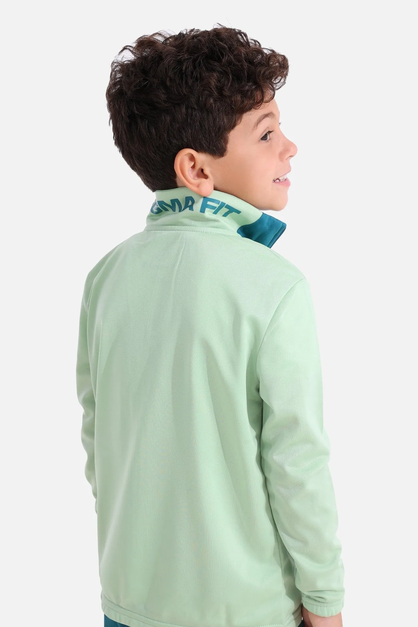 Kids Quiet Green Tracksuit