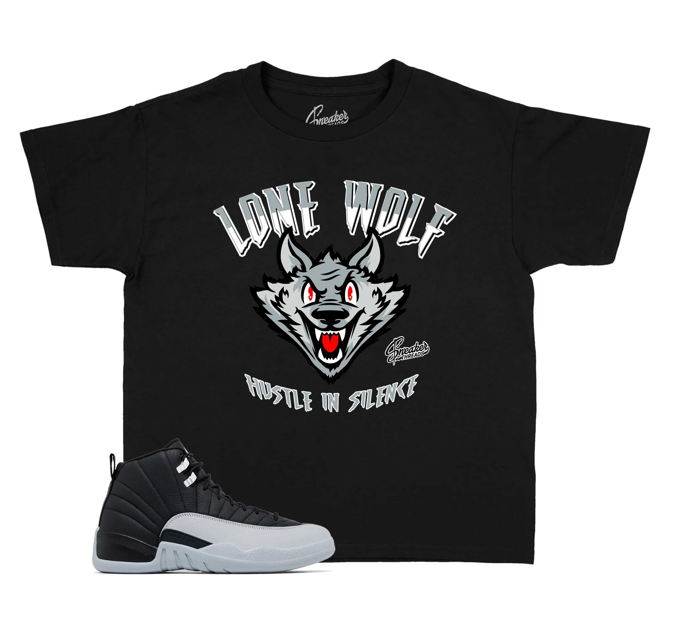 Kids- Wolf Grey 12 Lone Wolf Shirt