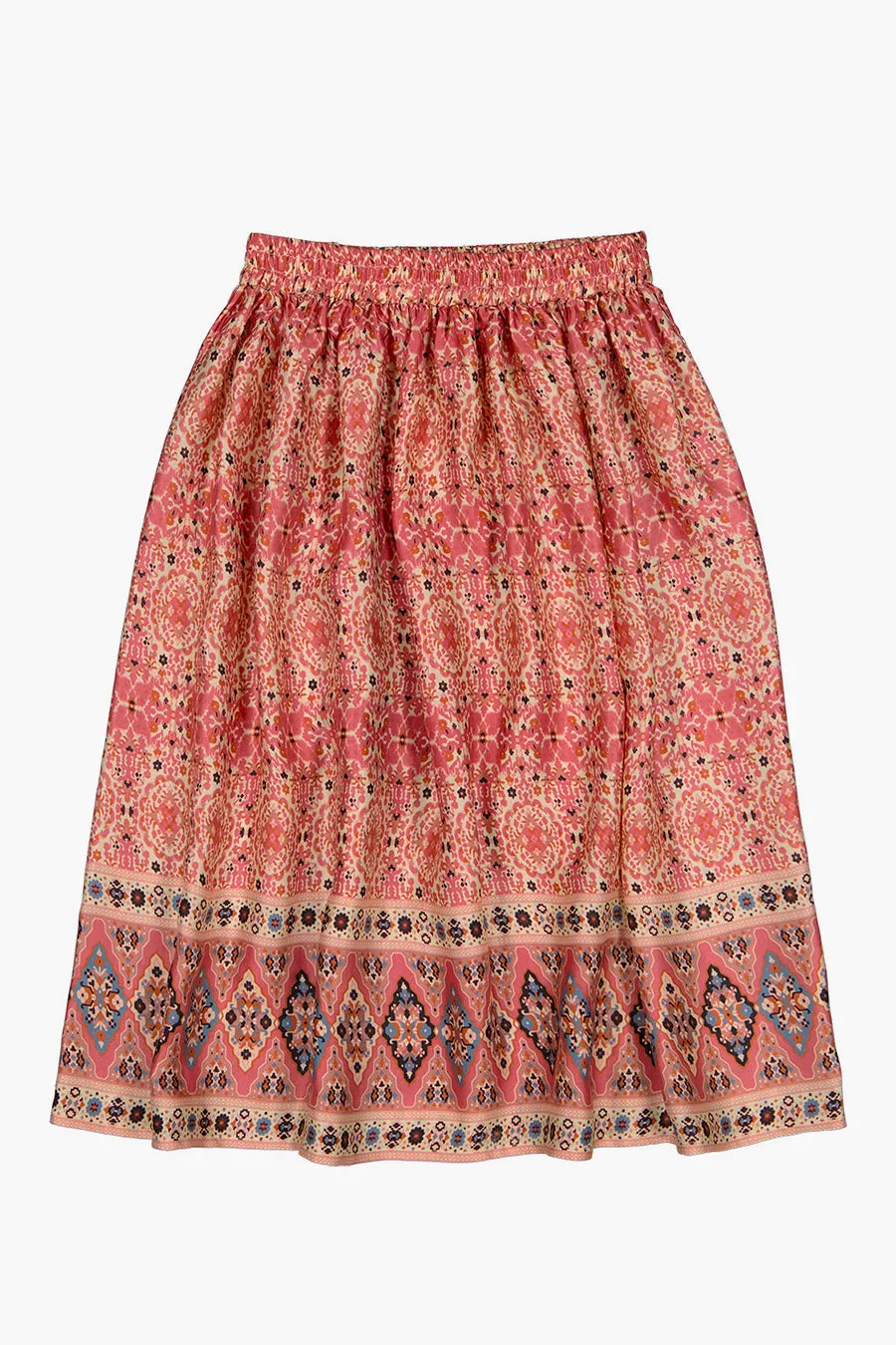 Louis Louise Carmina Boho Girls Skirt - Brick (Size 12 left)