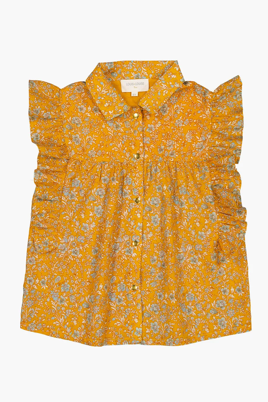 Louis Louise Tory Vintage Floral Girls Shirt