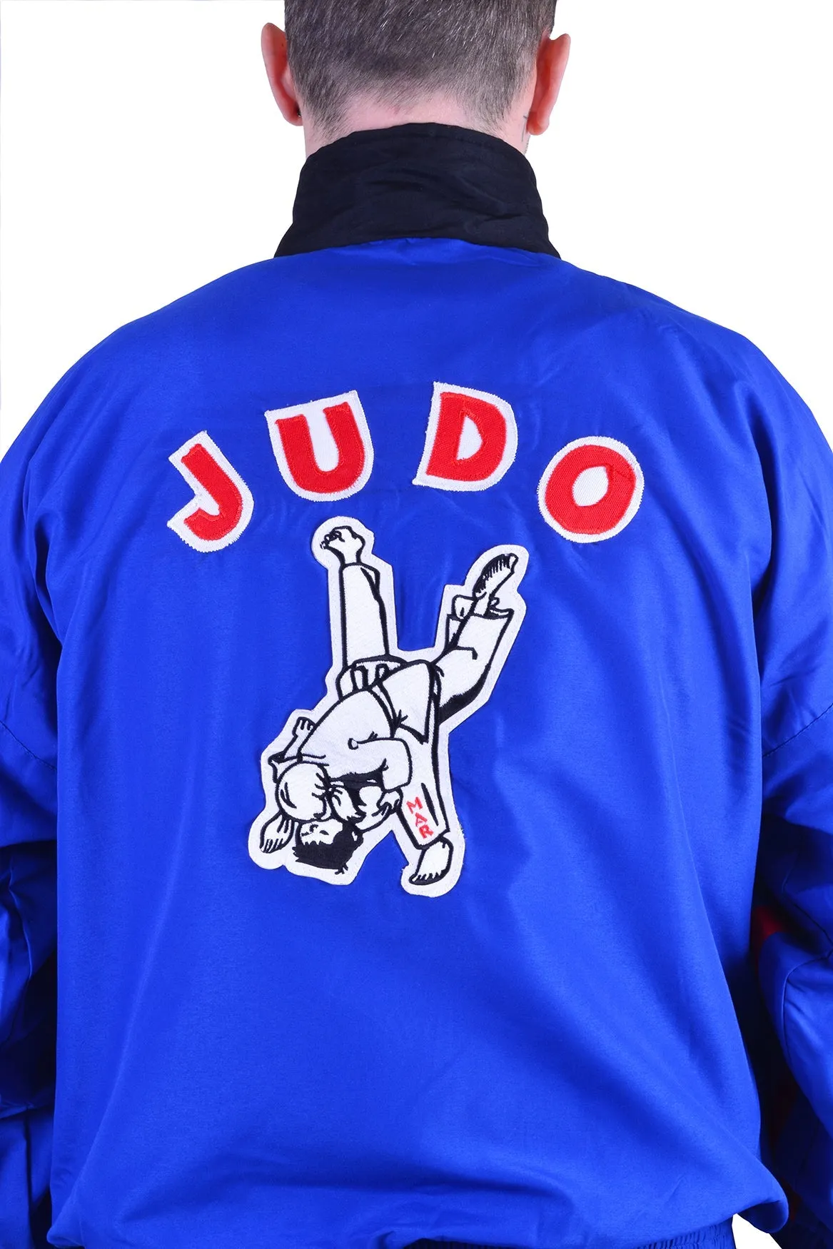 MAR-443 | Blue, Black & Red Judo Vintage Styled Tracksuit