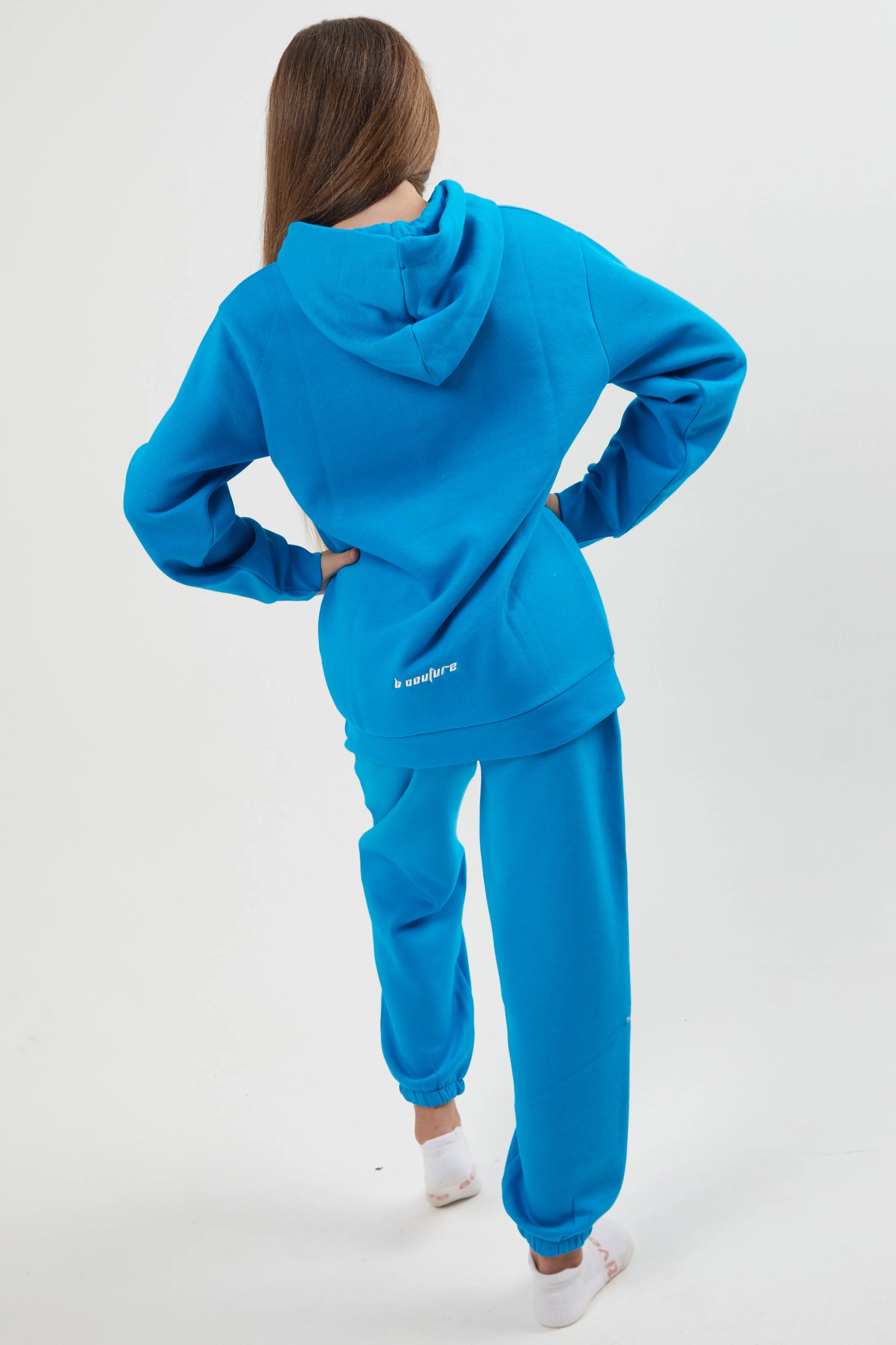 Modbury Fleece Tracksuit Junior - Algiers Blue