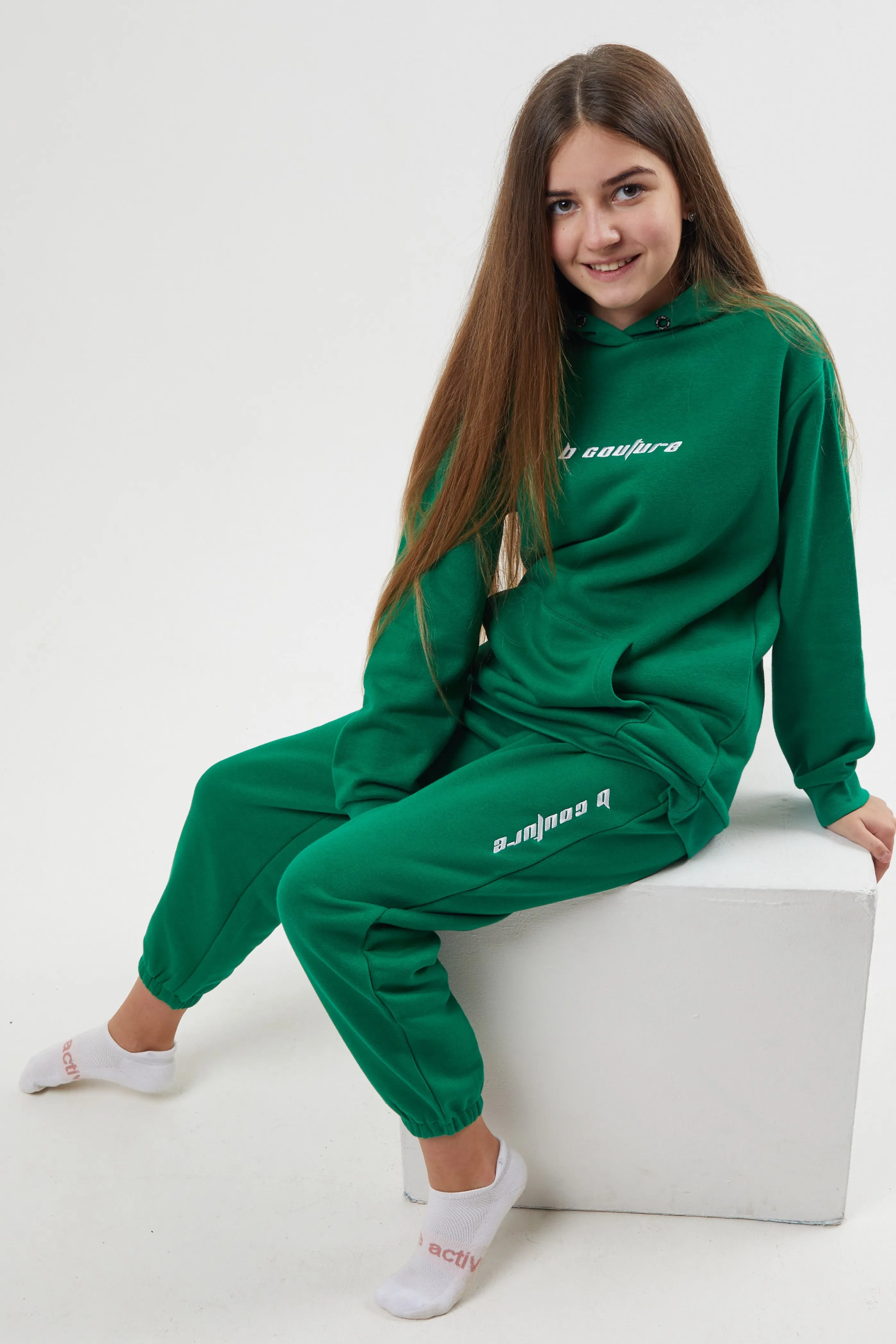 Modbury Fleece Tracksuit Junior - Green