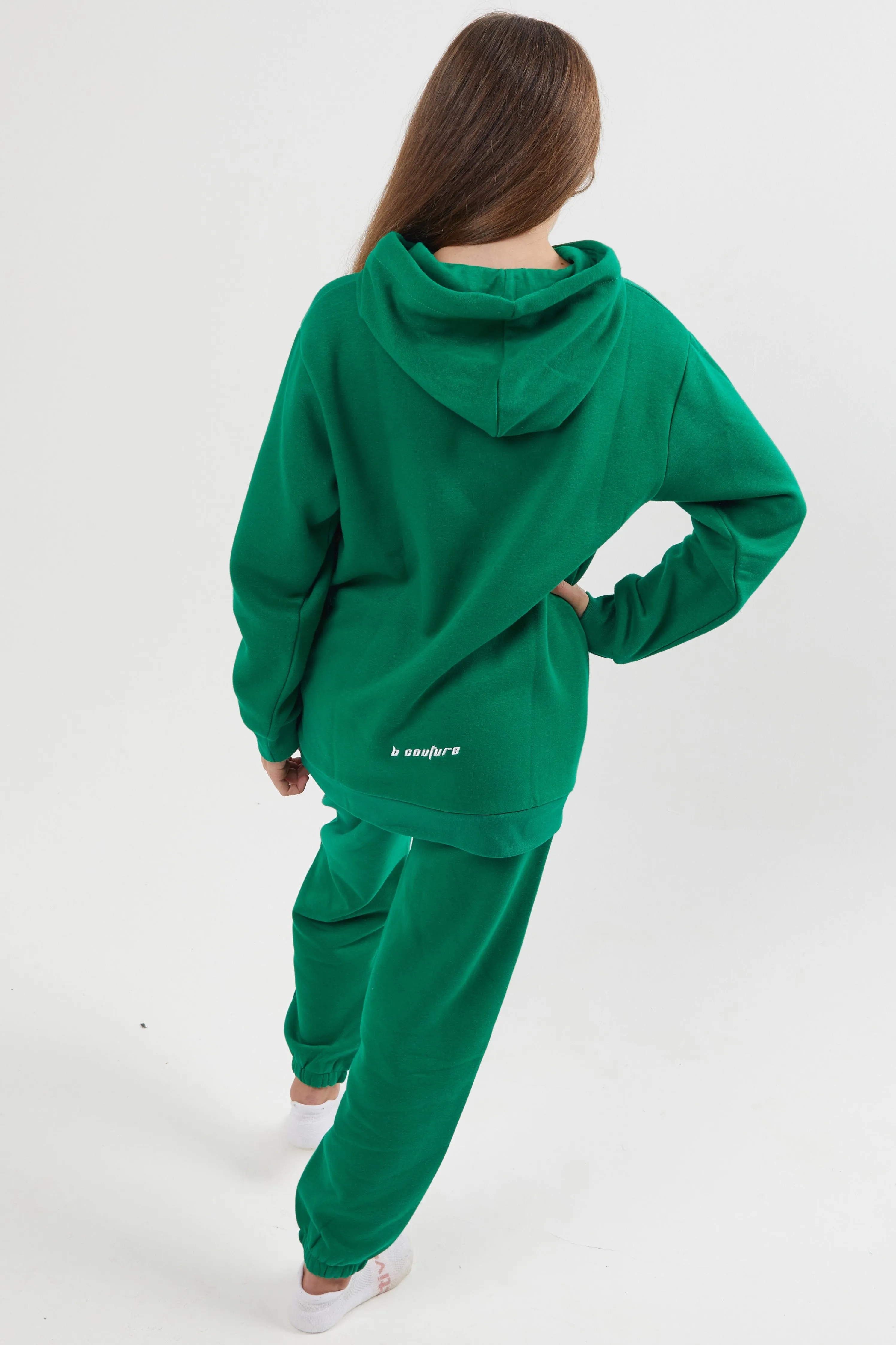 Modbury Fleece Tracksuit Junior - Green