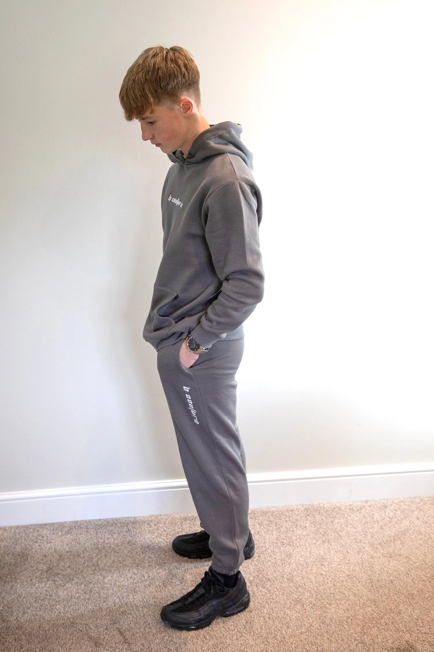 Modbury Fleece Tracksuit Junior - Pewter