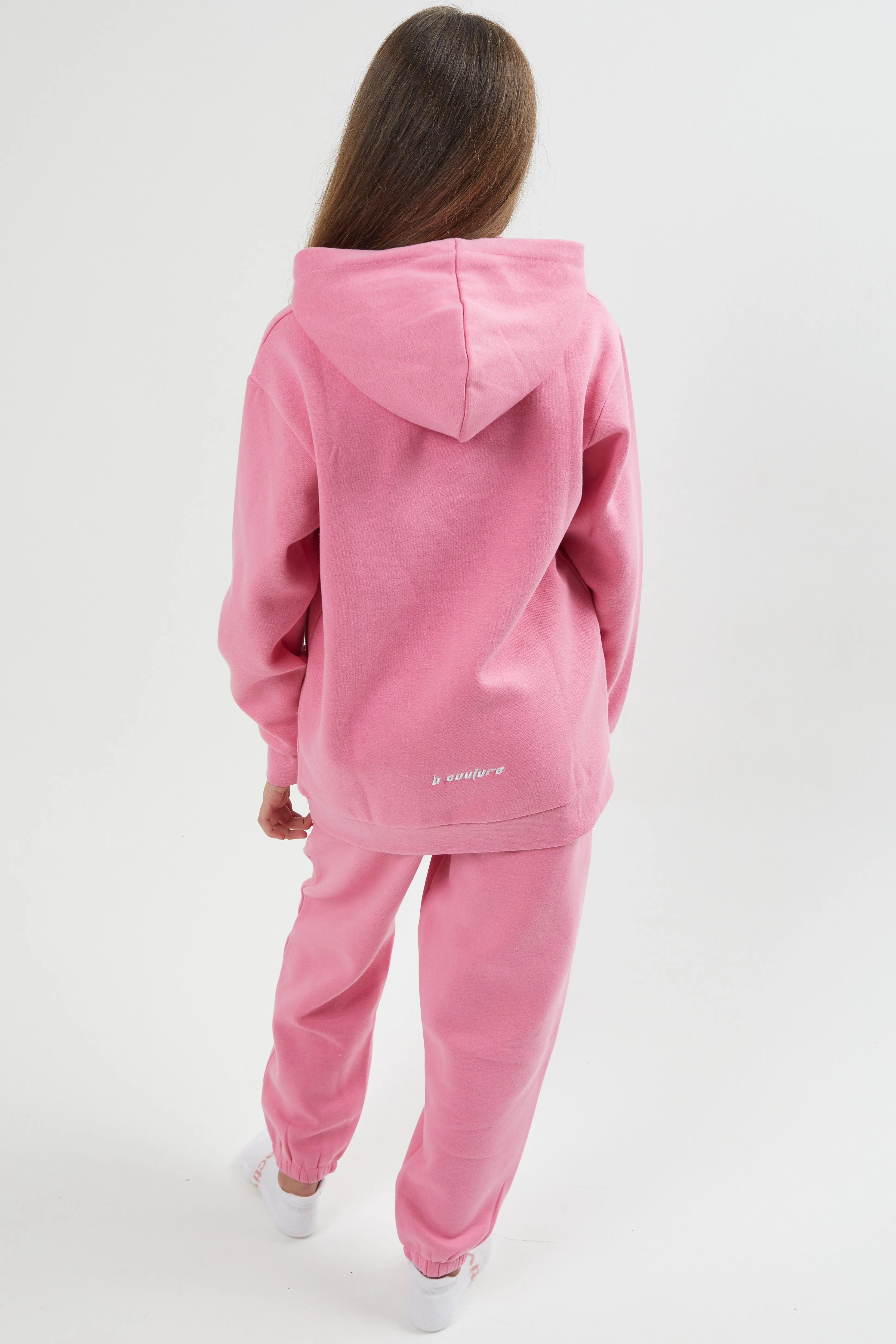 Modbury Fleece Tracksuit Junior - Pink