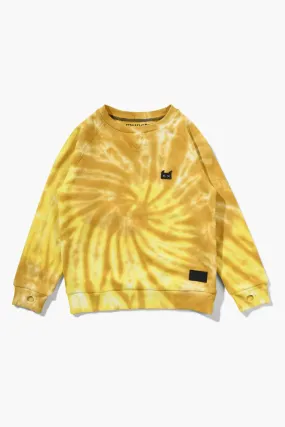 Munster Kids Ado Boys Sweatshirt - Sulphur Tie Dye