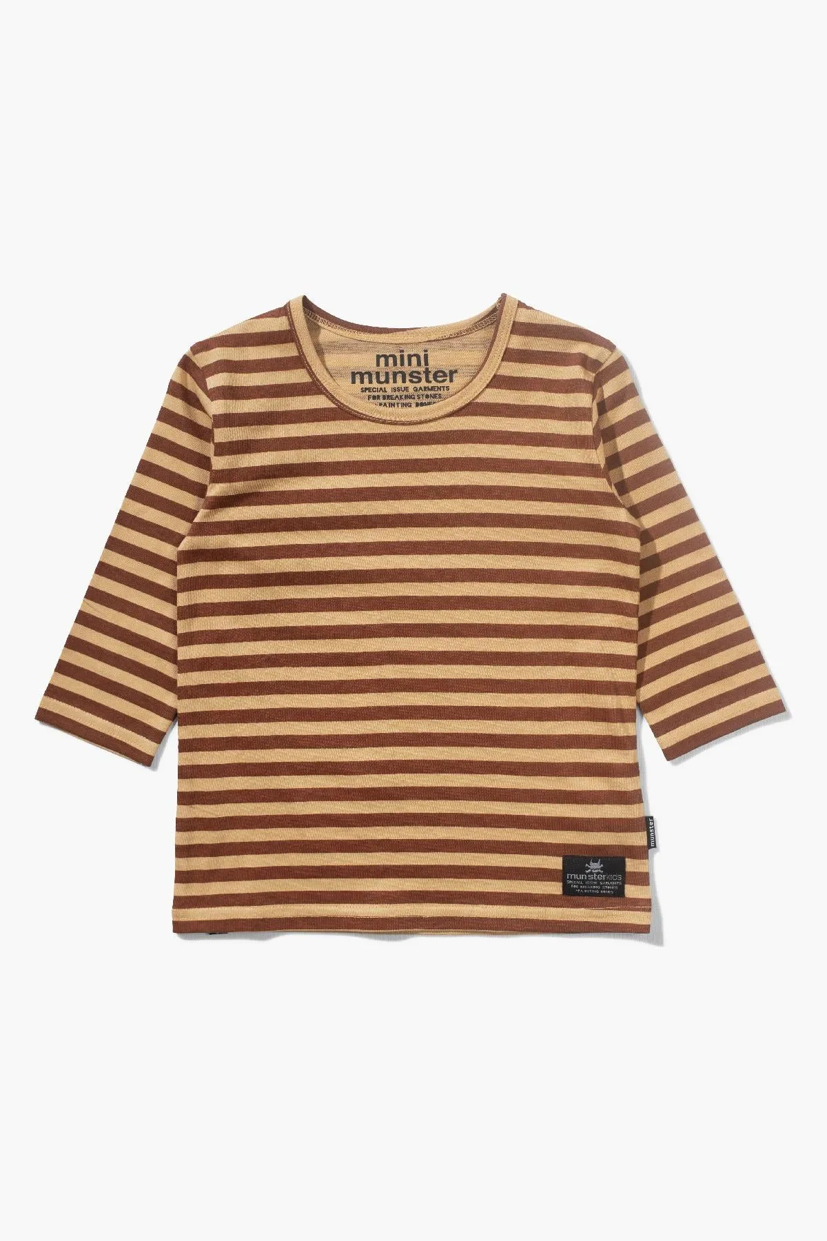 Munster Kids Calvi Baby Boys Shirt - Washed Sand Stripe