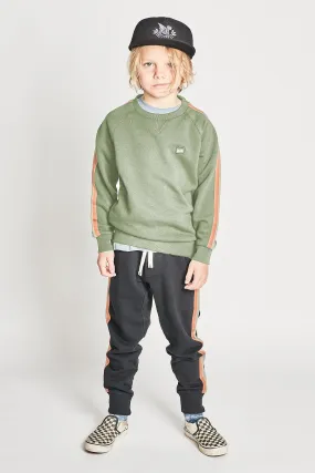 Munster Kids Trackside Kids Sweatshirt - Army