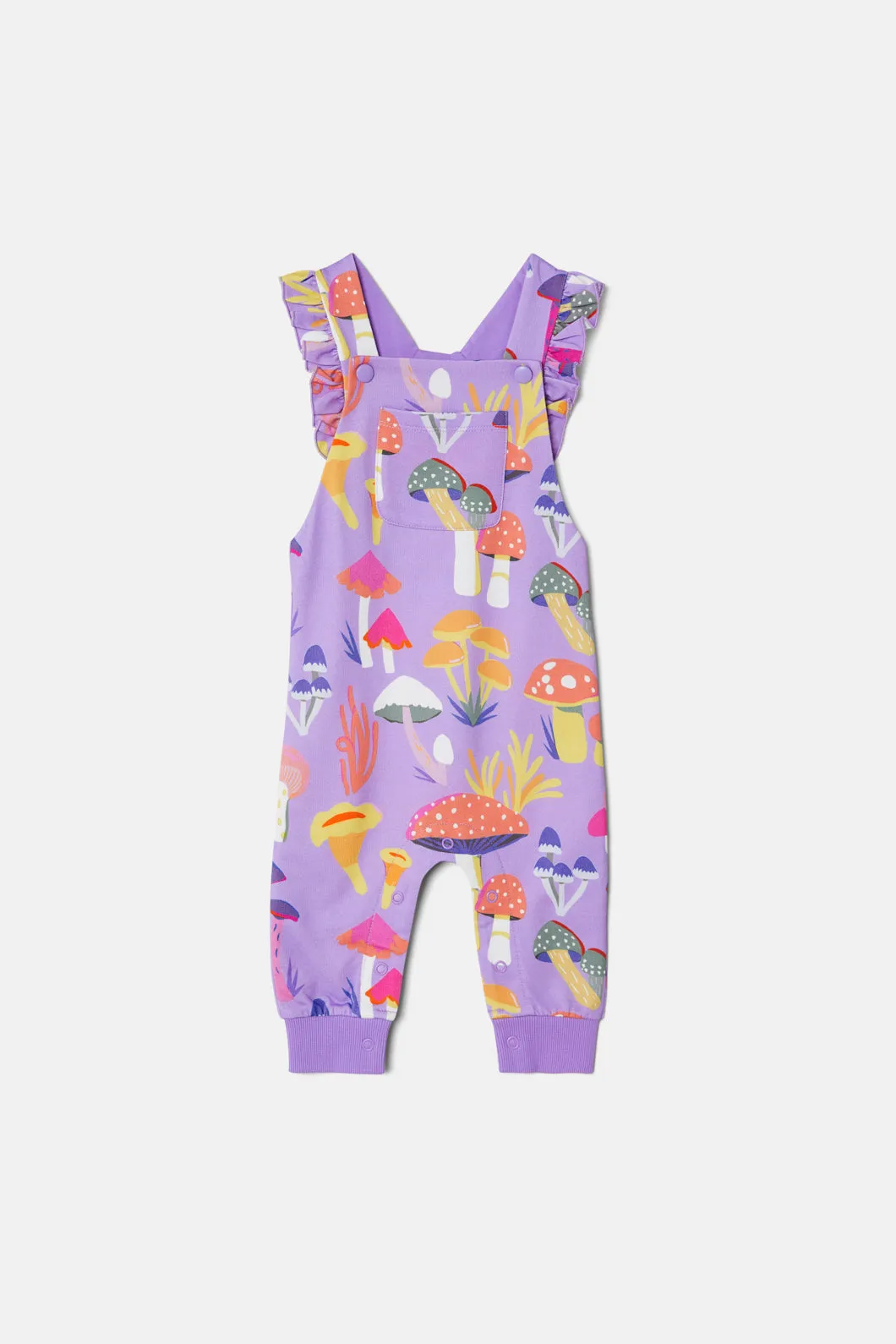 Mushroom Baby Overalls