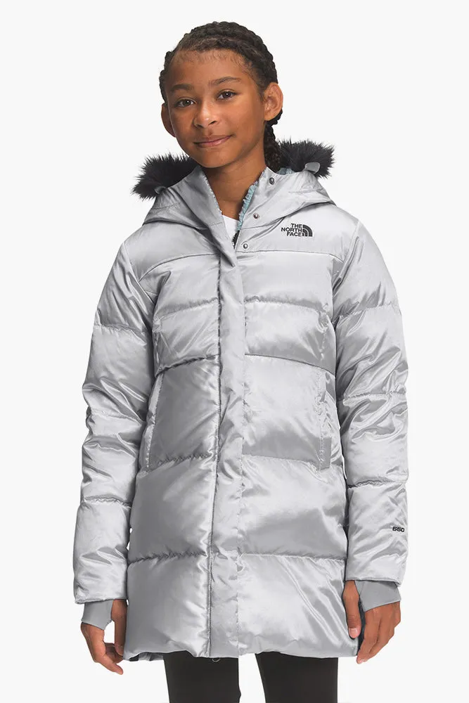 North Face Kids Dealio Parka - Meld Grey (Size 14/16 left)