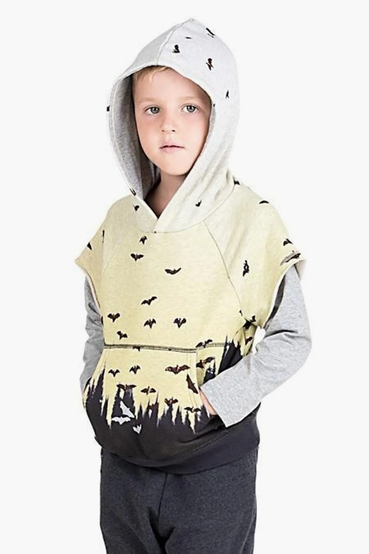 Paper Wings Dusk Flight Kids Hoodie