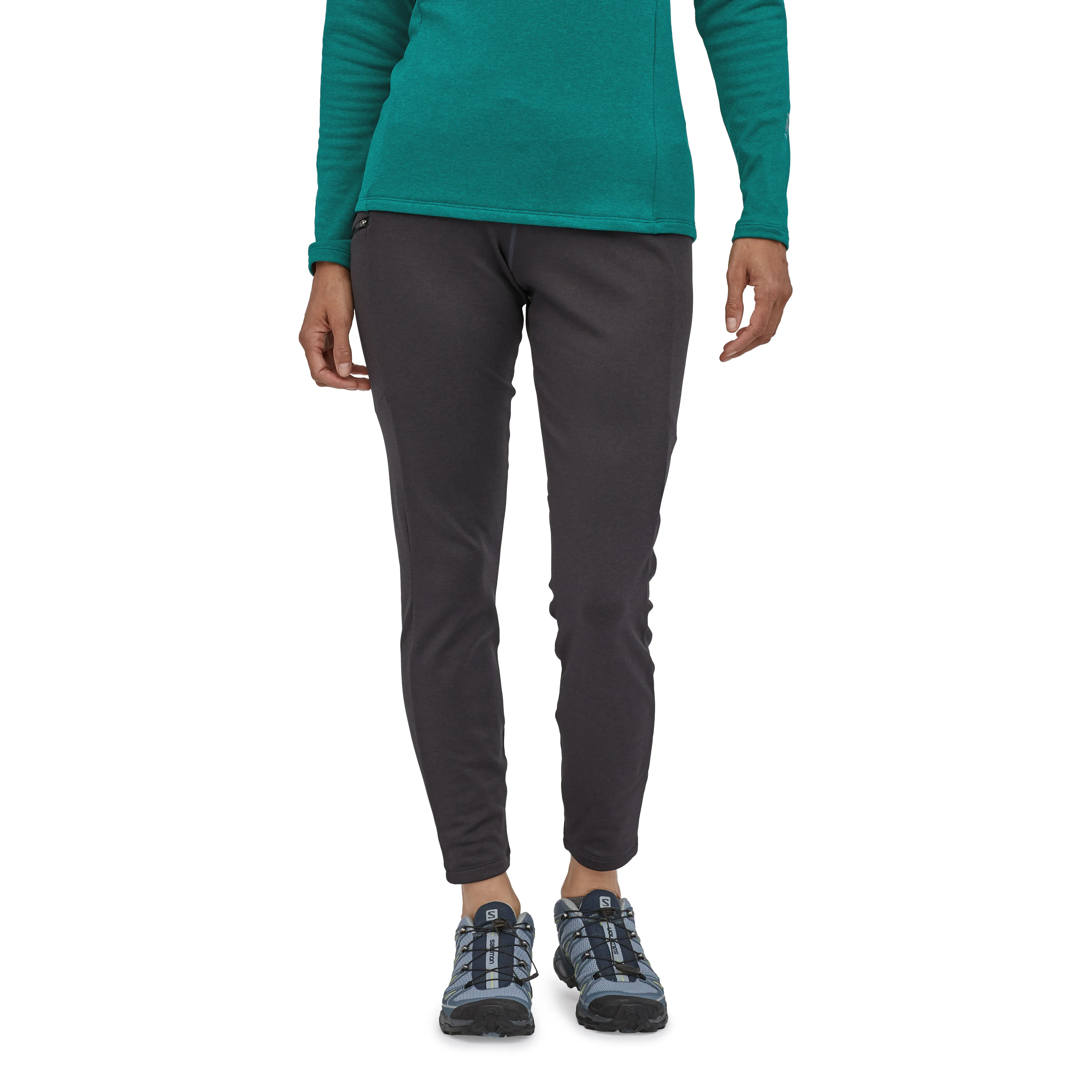 Patagonia Women&#x27;s R1 Daily Bottoms Ink Black - Black X-Dye | Buy Patagonia Women&#x27;s R1 Daily Bottoms Ink Black - Black X-Dye here | Outnorth