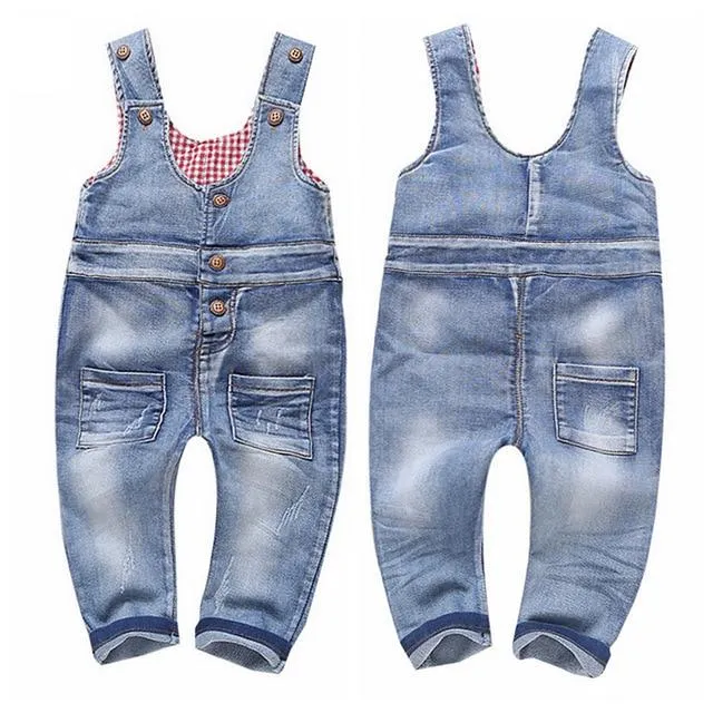 Ripped Denim Overalls range of styles Baby to Kids 9m - 5 years