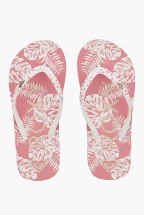 Roxy Pebbles VII Girls Flip Flops - Barely Pink