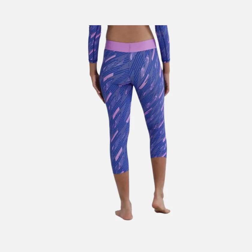 Speedo Endurance Hyperboom Printed Kids Girl Capri -Sweet Purple/True Cobalt/Peach