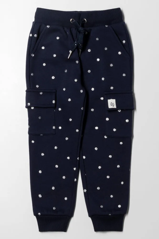 Spot Cargo Trackpants Navy