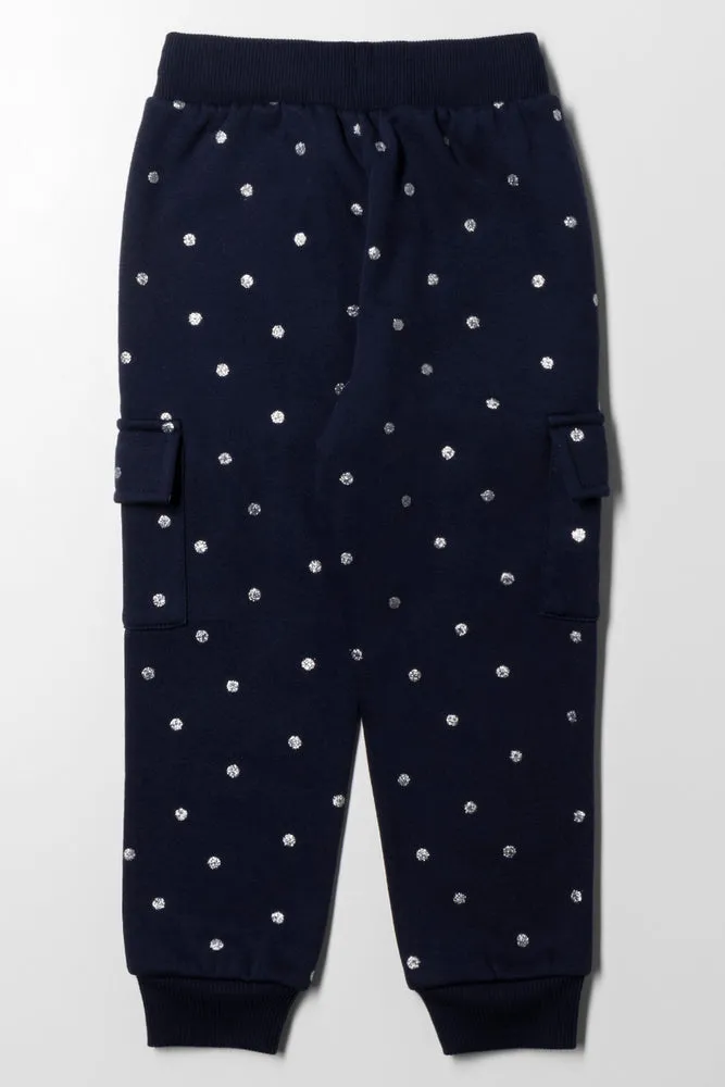 Spot Cargo Trackpants Navy